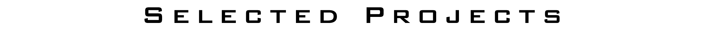 Selected Projects 